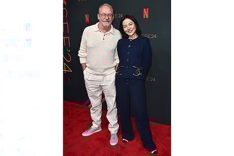 Liam Cunningham And Zine Tseng